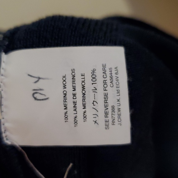 J.crew Merino Wool V Neck Sweater With Drawstrin Sleeves Size M - Picture 10 of 10